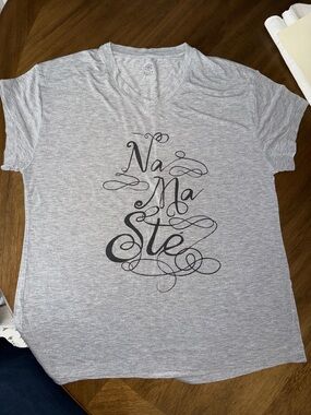 Gaiam 'Namaste' V-Neck Women's Tee